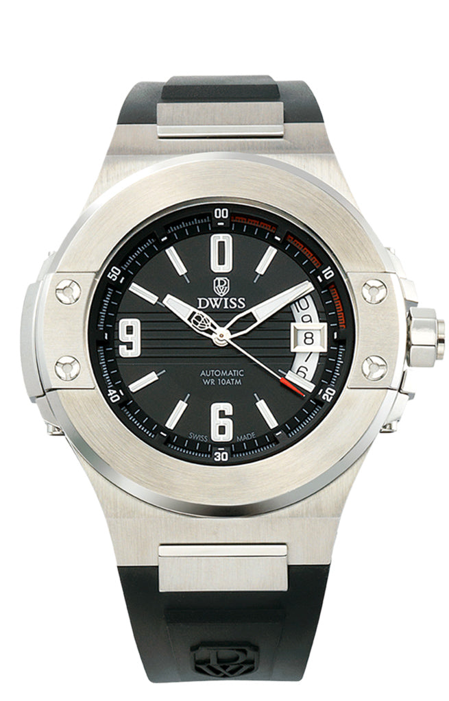 DWISS M1 silver watch swiss made watch with sapphire crystal