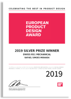 DWISS, the most design awarded Swiss microbrand won the European product design award in 2019