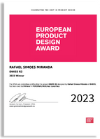 DWISS, the most design awarded Swiss microbrand won the European product design award in 2023