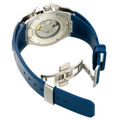 DWISS M1 Blue - Limited Edition, Design Awarded Luxury Swiss Made Watches With Innovative Time Reading Systems